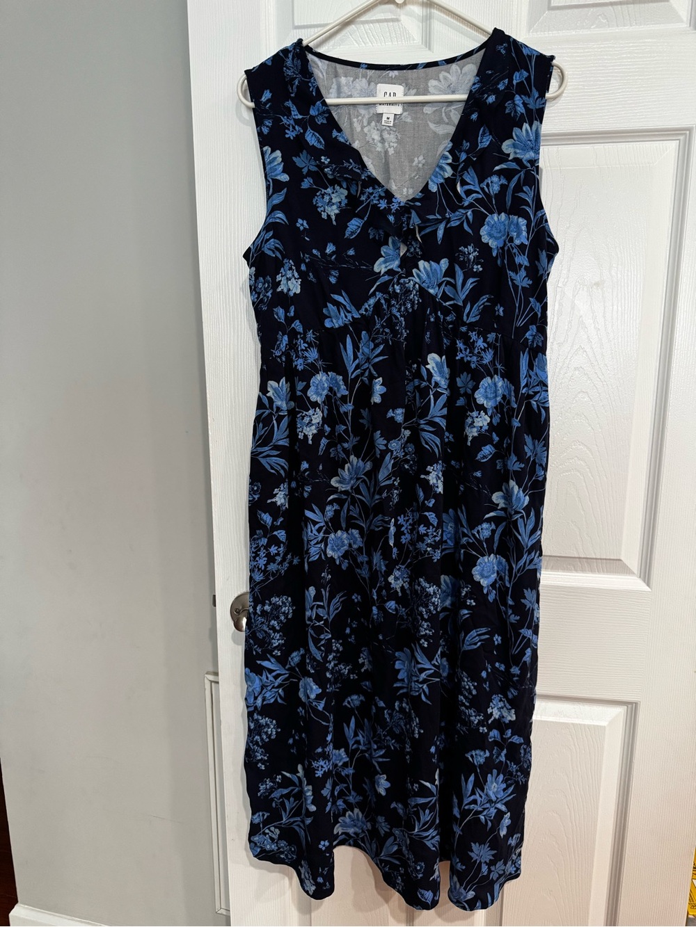 GAP Maternity Floral Midi Dress
